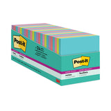 Post-it® Notes Super Sticky Pads in Supernova Neon Collection Colors, Cabinet Pack, 3" x 3", 70 Sheets/Pad, 24 Pads/Pack (MMM65424SSMIACP)