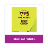 Post-it® Notes Super Sticky Big Notes, Unruled, 11 x 11, Green, 30 Sheets (MMMBN11G) Each