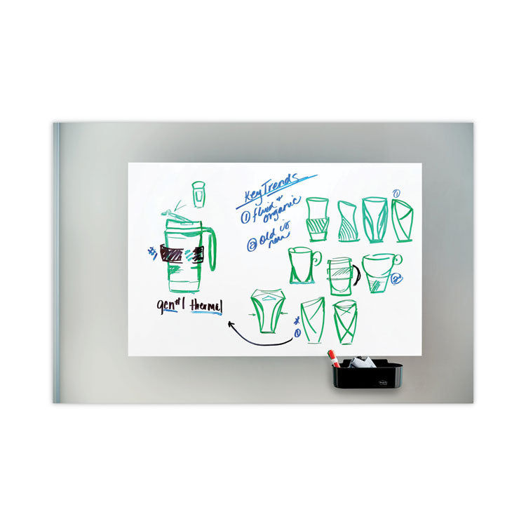 Post-it® Dry Erase Accessory Tray, 8.5 x 3 x 5.25, Black (MMMDEFTRAY) Each