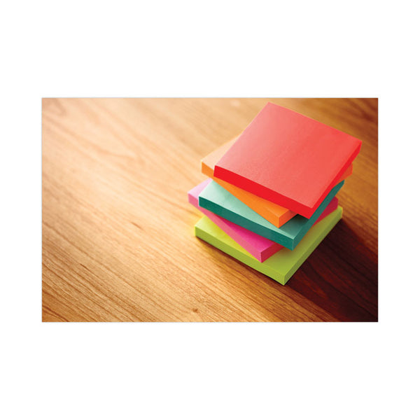 Post-it® Dispenser Notes Original Pop-up Refill, 3" x 3", Poptimistic Collection Colors, 100 Sheets/Pad, 6 Pads/Pack (MMMR330AN)