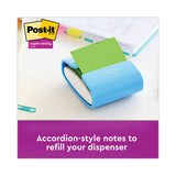 Post-it® Dispenser Notes Super Sticky Pop-up 3 x 3 Note Refill, 3" x 3", Playful Primaries Collection Colors, 90 Sheets/Pad, 10 Pads/Pack (MMMR33010SSAN)