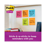 Post-it® Dispenser Notes Super Sticky Pop-up 3 x 3 Note Refill, 3" x 3", Energy Boost Collection Colors, 90 Sheets/Pad, 10 Pads/Pack (MMMR33010SSAU) Pack of 10