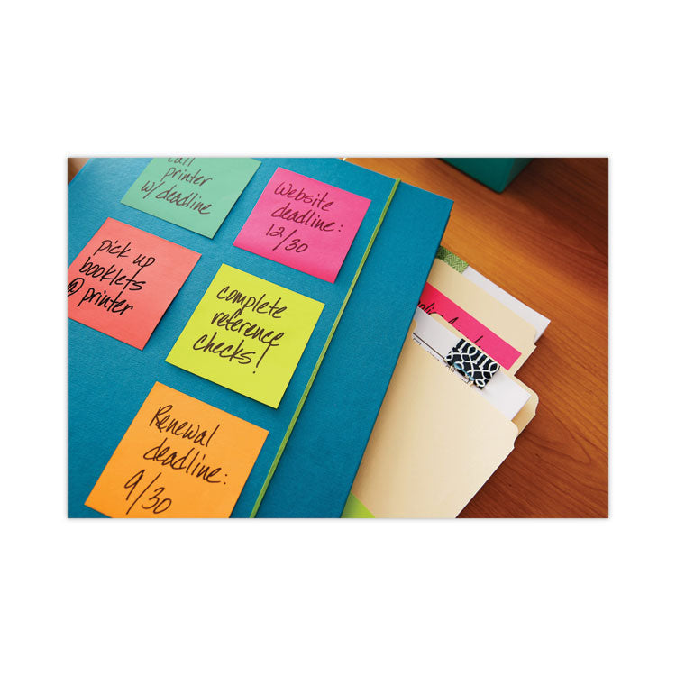 Post-it® Dispenser Notes Original Pop-up Refill Value Pack, 3 x 3, (8) Poptimistic Collection Colors, (4) Canary Yellow, 100 Sheets/Pad, 12 Pads/Pack (MMMR33012AN) Pack of 12
