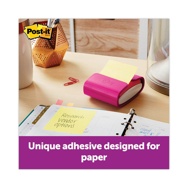 Post-it® Dispenser Notes Super Sticky Pop-up 3 x 3 Note Refill, 3" x 3", Canary Yellow, 90 Sheets/Pad, 12 Pads/Pack (MMMR33012SSCY) Pack of 12