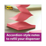 Post-it® Dispenser Notes Original Pop-up Notes Value Pack, 3" x 3", (8) Canary Yellow, (6) Poptimistic Collection Colors, 100 Sheets/Pad, 14 Pads/Pack (MMMR33014YWM) Pack of 14