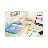 Post-it® Dispenser Notes Original Pop-up Refill Cabinet Pack, 3" x 3", Beachside Cafe Collection Colors, 100 Sheets/Pad, 18 Pads/Pack (MMMR33018APCP) Pack of 8