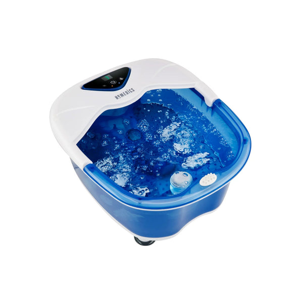 HoMedics® Salt-N-Soak Pro Foot Bath with Heat Boost Blue / White Plastic (1253808_CS) 2/CS