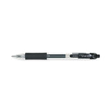 Zebra® Sarasa Dry Gel X20 Gel Pen, Retractable, Fine 0.5 mm, Black Ink, Clear/Black Barrel, 12/Pack (ZEB46710) 1 Dozen