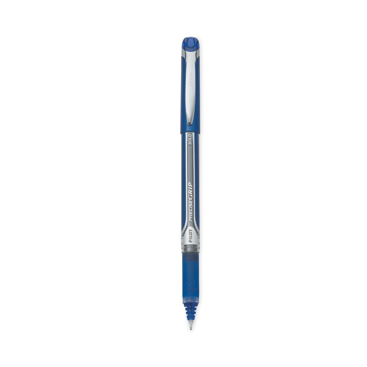 Pilot® Precise Grip Roller Ball Pen, Stick, Bold 1 mm, Blue Ink, Blue Barrel, Dozen (PIL28902)