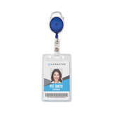 Advantus Carabiner-Style Retractable ID Card Reel, 30" Extension, Assorted Colors, 20/Pack (AVT75552) Pack of 20