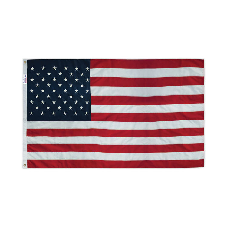 Advantus All-Weather Outdoor U.S. Flag, 60" x 36", Heavyweight Nylon (AVTMBE002460)