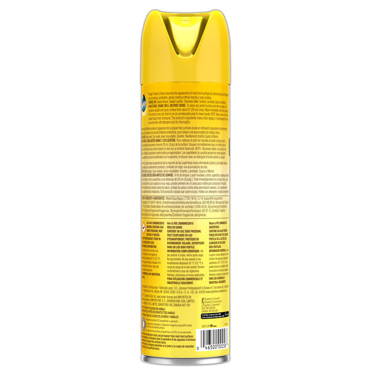 Pledge® Furniture Polish, Lemon, 14.2 oz Aerosol Spray (SJN301168EA)