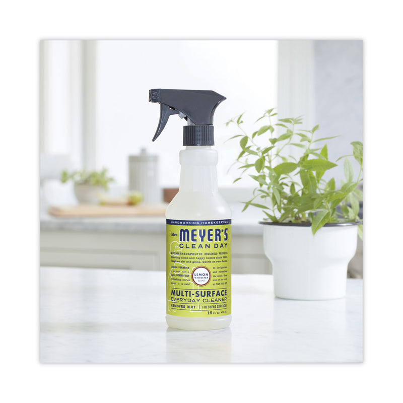 Mrs. Meyer's® Multi Purpose Cleaner, Lemon Scent, 16 oz Spray Bottle, 6/Carton (SJN373223) Case of 6