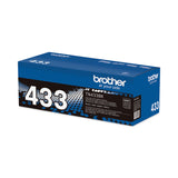 Brother TN433BK High-Yield Toner, 4,500 Page-Yield, Black (BRTTN433BK) Each