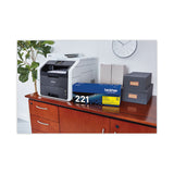 Brother TN221Y Toner, 1,400 Page-Yield, Yellow (BRTTN221Y)