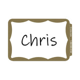 C-Line Self-Adhesive Border-Style Name Badges, Gold Border, 3-1/2 x 2-1/4, 100/Box (CLI92266) Box of 100