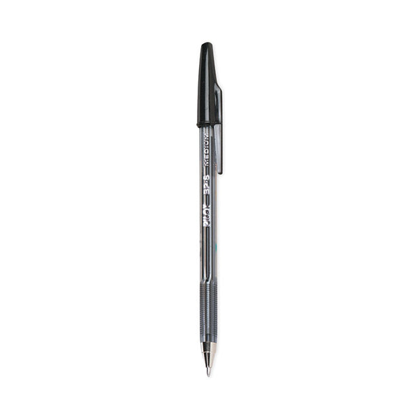 Pilot® Better Ballpoint Pen, Stick, Medium 1 mm, Black Ink, Smoke Barrel, Dozen (PIL35711)