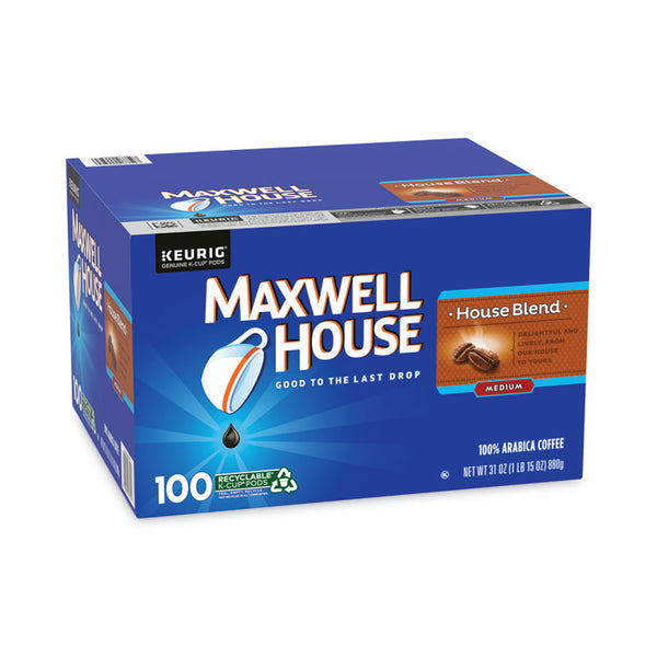 Maxwell House® House Blend Coffee K-Cups, 100/Carton, Ships in 1-3 Business Days (GRR22000683)