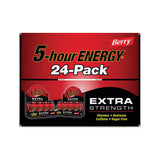 5-hour ENERGY® Extra Strength Energy Drink, Berry, 1.93 oz Bottle, 24/Carton, Ships in 1-3 Business Days (GRR22000631)