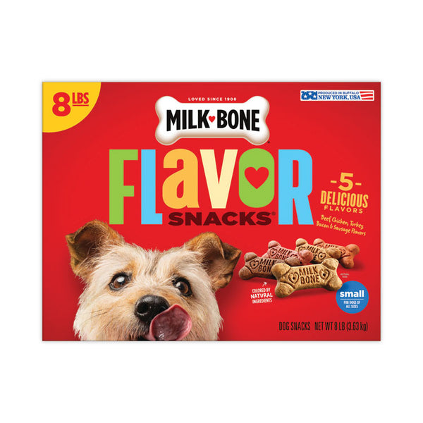 Milk-Bone® Flavor Snacks Dog Biscuits, 8 lb Box, Ships in 1-3 Business Days (GRR22000649)