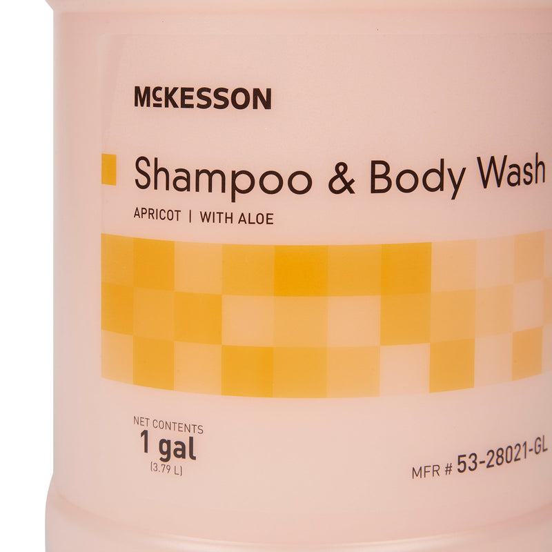 McKesson Shampoo and Body Wash 1 gal. Jug Apricot Scent (877030_EA) 1/EA