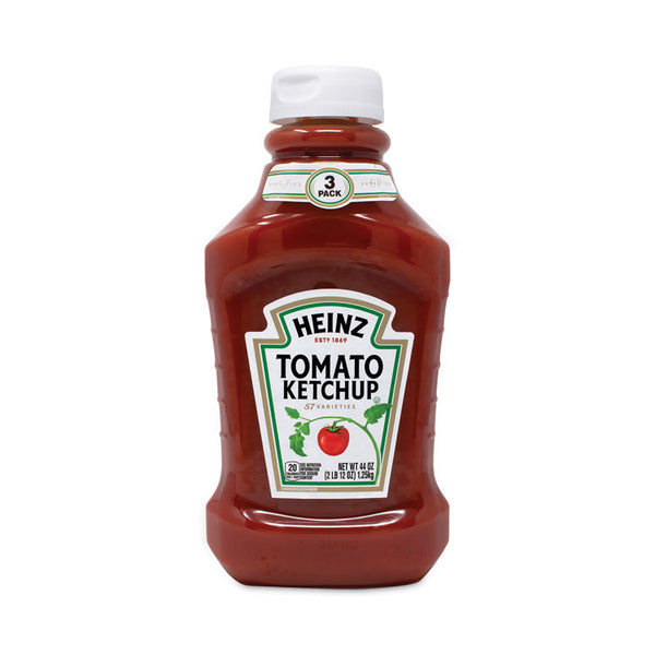 Heinz Tomato Ketchup Squeeze Bottle, 44 oz Bottle, 3/Pack, Ships in 1-3 Business Days (GRR22000499)