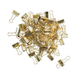 U Brands Binder Clips, Small, Gold, 72/Pack (UBR3595U0624) Pack of 72