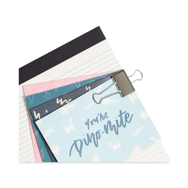U Brands Binder Clips, Medium, Silver, 72/Pack (UBR3604U0624) Pack of 72