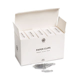 U Brands Paper Clips, Medium, Vinyl-Coated, Silver, 200 Clips/Box, 5 Boxes/Pack (UBR3684U0624) Pack of 1000