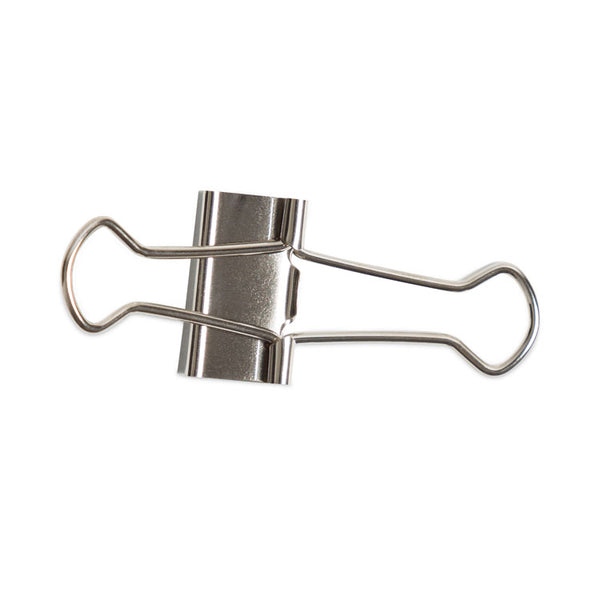 U Brands Binder Clips, Small, Silver, 72/Pack (UBR3602U0624)