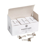 U Brands Binder Clips, Small, Silver, 72/Pack (UBR3602U0624) Pack of 72