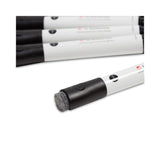 U Brands U-Defense Antimicrobial Dry-Erase Markers, Broad Chisel Tip, Black, 12/Pack (UBR3284U0012) Pack of 12