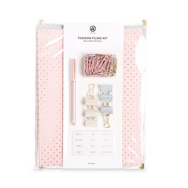 U Brands Delicate Details Filing Kit, 145 Pieces (UBR4866U0106) Each