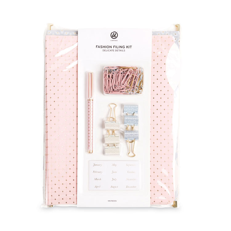 U Brands Delicate Details Filing Kit, 145 Pieces (UBR4866U0106) Each