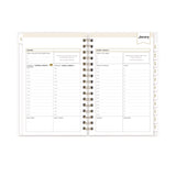 Blue Sky® Day Designer Navy Stripe Daily/Monthly Planner, Horizontal Stripe Artwork, 8 x 5, Navy/White Cover, 12-Month (Jan-Dec): 2026 (BLS103623) Each