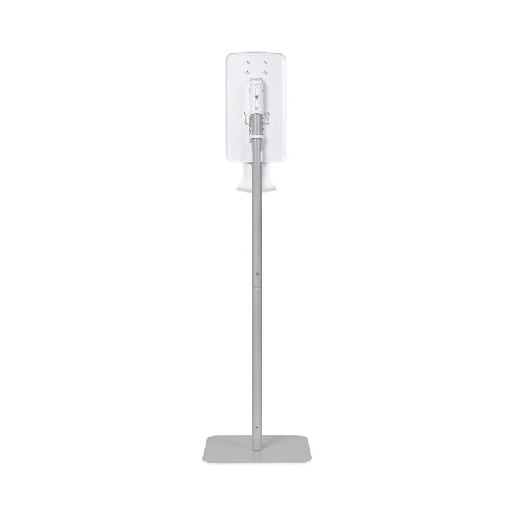 Dial® FIT Touch Free Dispenser Floor Stand, 15.7 x 15.7 x 58.3, White (DIA09495EA) Each