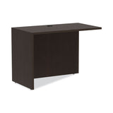 Alera® Alera Valencia Series Reversible Return/Bridge Shell, 42w x 23.63d x 29.5, Espresso (ALEVA354224ES)