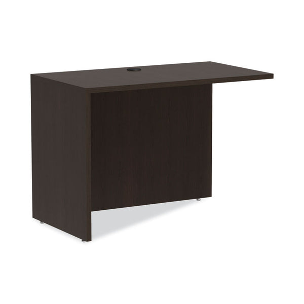 Alera® Alera Valencia Series Reversible Return/Bridge Shell, 42w x 23.63d x 29.5, Espresso (ALEVA354224ES)