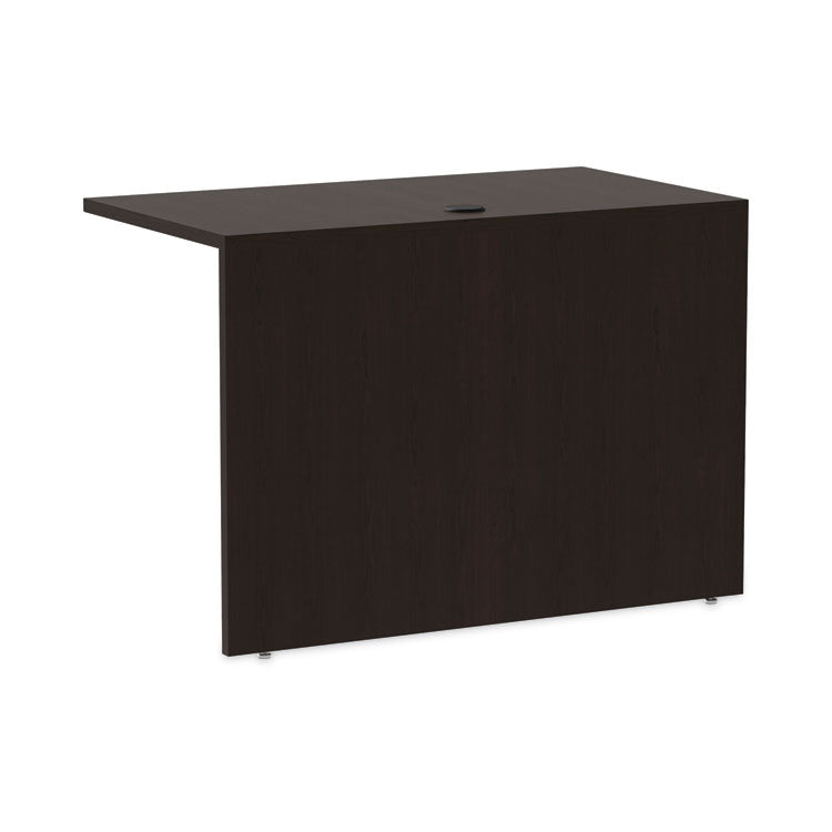 Alera® Alera Valencia Series Reversible Return/Bridge Shell, 42w x 23.63d x 29.5, Espresso (ALEVA354224ES)