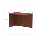 Alera® Alera Valencia Series Reversible Return/Bridge Shell, 42w x 23.63d x 29.5h, Medium Cherry (ALEVA354224MC)