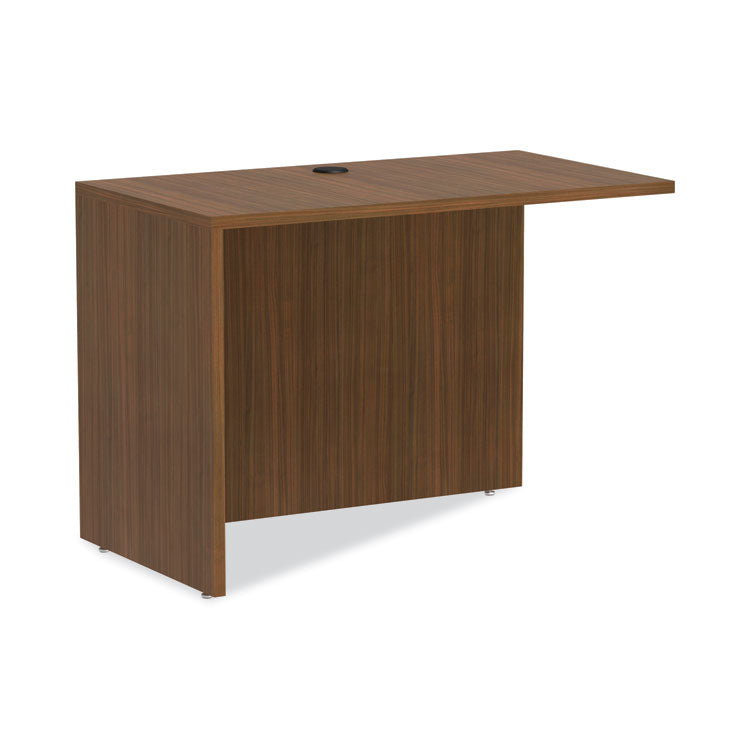 Alera® Alera Valencia Series Reversible Return/Bridge Shell, 42w x 23.63d x 29.5h, Modern Walnut (ALEVA354224WA) Each