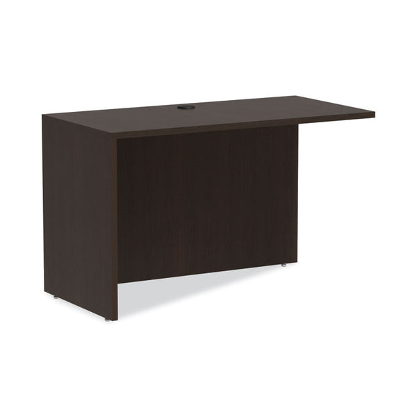 Alera® Alera Valencia Series Reversible Return/Bridge Shell, 47.25w x 23.63d x 29.5h, Espresso (ALEVA354824ES)