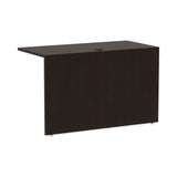 Alera® Alera Valencia Series Reversible Return/Bridge Shell, 47.25w x 23.63d x 29.5h, Espresso (ALEVA354824ES)