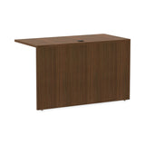 Alera® Alera Valencia Series Reversible Return/Bridge Shell, 47.25w x 23.63d x 29.5h, Modern Walnut (ALEVA354824WA)