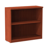 Alera® Alera Valencia Series Bookcase, Two-Shelf, 31.75w x 14d x 29.5h, Med Cherry (ALEVA633032MC)