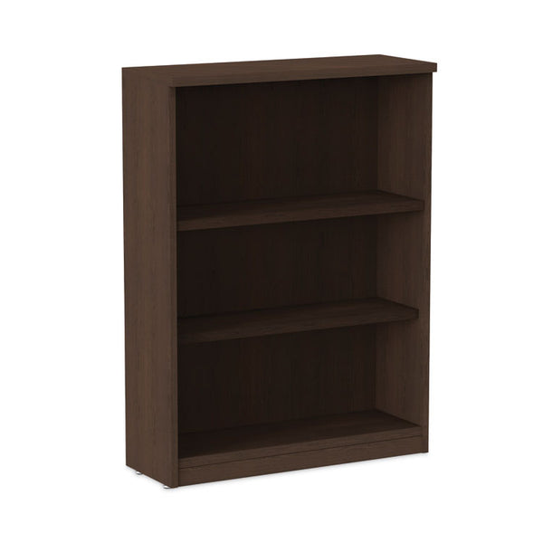 Alera® Alera Valencia Series Bookcase, Three-Shelf, 31.75w x 14d x 39.38h, Espresso (ALEVA634432ES)