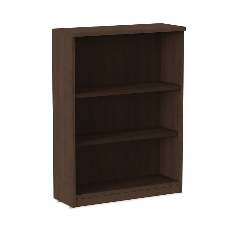 Alera® Alera Valencia Series Bookcase, Three-Shelf, 31.75w x 14d x 39.38h, Espresso (ALEVA634432ES)