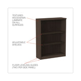 Alera® Alera Valencia Series Bookcase, Three-Shelf, 31.75w x 14d x 39.38h, Espresso (ALEVA634432ES)