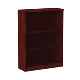 Alera® Alera Valencia Series Bookcase, Three-Shelf, 31.75w x 14d x 39.38h, Mahogany (ALEVA634432MY)