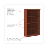 Alera® Alera Valencia Series Bookcase, Four-Shelf, 31.75w x 14d x 54.88h, Medium Cherry (ALEVA635632MC)